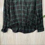 Madewell  Wrap Front Shirt in Palma Plaid size M Medium G8903 Photo 4