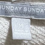 Banana Republic Sunday Sunday  white pullover sweatshirt top Photo 6