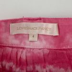 Love Shack Fancy Landen Skirt Size 4 Pink Tie Dye Tiered Ruffle Mini Skirt Cotton Photo 9