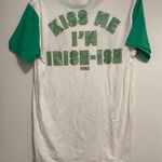 PINK - Victoria's Secret Victoria’s Secret PINK Logo Shine Bling Sequin St Patrick’s Day Shirt vspink Y2K Photo 3
