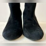 Coach Ambyr Black Suede Wedge Ankle Booties Size 7 Photo 2