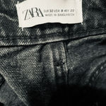 ZARA  MOM FIT DENIM SHORTS 25 (US 0) | BLACK Photo 4