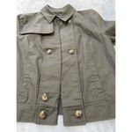 Tommy Hilfiger Olive Green Double Breasted Button Vintage 2013 Jacket Size 8 Photo 9