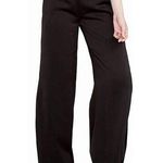 Rachel Rachel Roy Black Split Wide Leg Satin Trouser Slack Pants Sz 10 NWT Photo 0