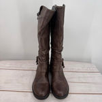Patrizia Spring Step Museropett Tall Boots Chocolate Brown Faux Fur Lined 10 Photo 3