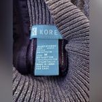 Vintage '00s Koret Purple Metallic Ribbed Short Sleeve Turtleneck Sweater Size M Photo 4