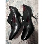 Donald J. Pliner Couture Pumps Black Leather Shoe Women Heels Size 5.5 Spain Photo 4