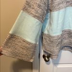 Anthropologie Daily Practice Long Sleeve Poncho Striped Mockneck Sweater XL Photo 5