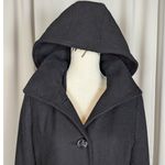 Kenneth Cole Wool Blend Overcoat Black Size 10 Photo 10