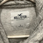 Hollister ‎ Cropped 1/4 Zip-Up Hoodie size Large Photo 2