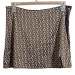 Hollister High Rise Brown Tan Lined Mini Pencil Skirt with Slit. Size Large. Photo 1