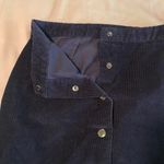 Old Navy Corduroy Snap Front Navy Blue Skirt Photo 2