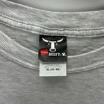 Hanes Vintage Y2K Out of Africa Kenya T-Shirt  Beefy XL Gray Map Graphic Photo 3