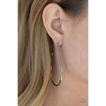 Paparazzi City Curves Silver Earrings (267) Photo 1