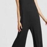 Eileen Fisher  Black V-neck Viscose Sleeveless Jumpsuit size XS Photo 0