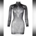 Black Hollow Out High Round Neck High Photo 3