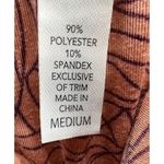 Soma Sundress Womens M Orange Geometric Ruffled Bandeau Convertible Coconut Girl Size M Photo 11