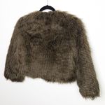 BE Be faux fur Cropped jacket Size M Photo 1