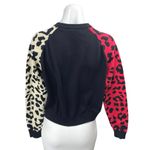 Desigual  Carlyn Multicolor Leopard Colorblock Long Sleeve Sweater Top Size S Photo 1