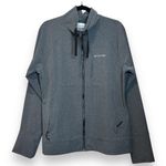 Columbia Heather Gray Canyon Softshell Jacket Sz XL Women's Photo 0