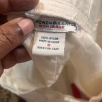 Abercrombie & Fitch Vintage Y2K Gym Issue Micro Mini Skirt Small White Pink Photo 1