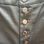 White House | Black Market High Rise Brown Coated Denim Size 10 EUC button fly Photo 6