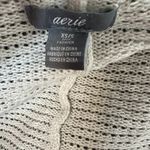 Aerie  Cream Open Front Oversized Cardigan Women's XS Photo 4