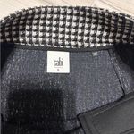 CAbi  Chic Blue and Black Mini Skirt Business Casual Photo 4