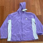 Adidas NWT Running Carrera Violet White Windbreaker Jacket Size XL Photo 0