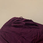 Gal Meets Glam  Luella Ruched-Shoulder Crop‎ Jumpsuit Burgundy  12 Wide Leg NWT Photo 5