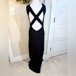 Lovers + Friends  Passion Black Cutout Maxi Dress with High Slit Sz M🧡 Photo 2