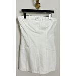 BLANK NYC  Denim Mini Dress In See You Again in White Size Medium NWT Photo 3