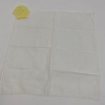 Vintage Floral Handkerchief Embroidered Patch Scarf Photo 2