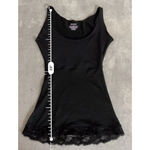 Spanx Women's  Black Lace Trim Shapewear Tank Top Size S Photo 3
