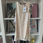 Princess Polly NWT  Sequin Yumiko Romper Champagne Sparkle Photo 5