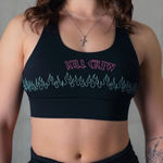 Kill Crew Flame High Support Sports Bra Strappy Longline Photo 0