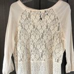 Free People Lace Top With Fringe Photo 2