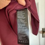 Good American  Burgundy Scuba Scoop bodysuit size large Photo 6