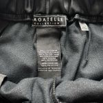 Bagatelle Black Faux Leather Pants Stretchy Paper Bag Waist Bikercore Goth Photo 5