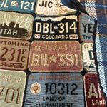 Mirrors Brand Vintage Tapestry Vest women’s Blue Size L Photo 4