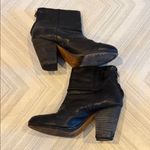 Rag and Bone Newbury Ankle Boots Black Leather 3.5” Heel Size 38 with Box Photo 2