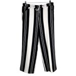 INC International Concepts Pants Nolita Stripe Wide Leg 14 New Black Photo 2