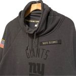 Nike  Size M Charcoal Gray NFL NY Giants Salute To Service Cowl Neck Sweatshirt Photo 1