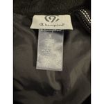 Champion  9 Puffer Vest Women's Size Small Black W/Black Fuzzy Collar Photo 5