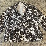 Dress Barn Monochrome Floral Blazer Photo 0