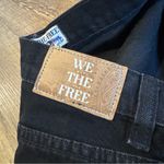 Free People Black A New Day Mid Rise Straight Leg Jeans Photo 4