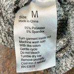 Adrienne Vittadini  Sport Gray Long Sleeve Short Shirt Hooded Medium Photo 6