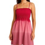 Vintage Y2K Guess Jeans Pink Ombre Smocked Sundress Size L NWT Size L Photo 0