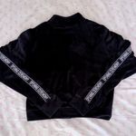 Opening Ceremony Black Velour Tracksuit Set Logo Tape Jacket & Pants - Size XS Photo 6