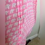 Anthropologie NTM:  Hei Hei Pink Elephant Print Gauze Button Down Blouse Size S Photo 8